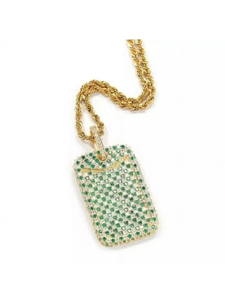 Blinged out dog tags cheap