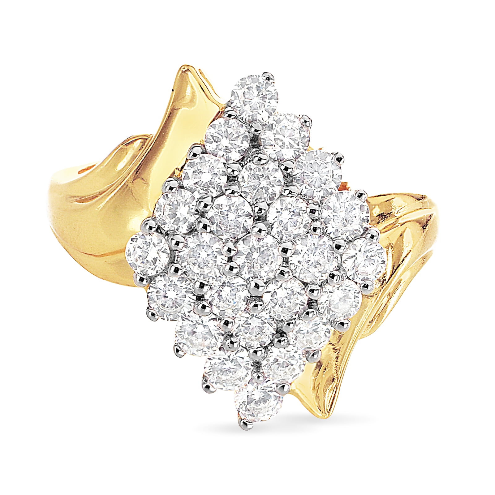 Waterfall cluster deals ring