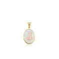 thumbnail image 1 of 14K Gold Pendant, Oval Red Gold Letter J, Gold Necklace, Gold Letter Pendant, Gift For Mom, Birthday Gift, Anniversary Day, Gift For Women, 1 of 1