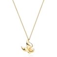 14K Gold Plated Butterfly Necklace for Women Delicate Dainty Chain