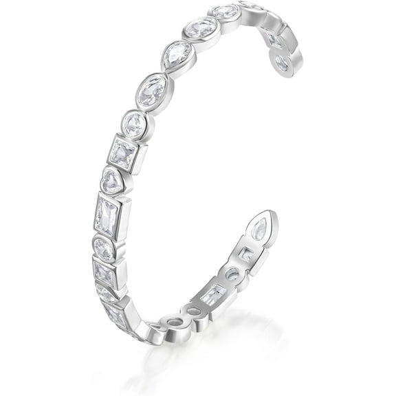 14K Gold Plated Cubic Zirconia Gold Bangles for Women, Gold Bangles Jewelry Fashion Jewelry Gift