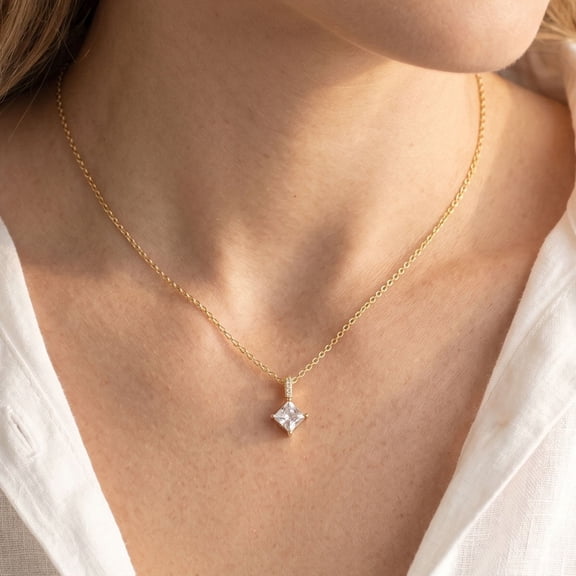 14K Gold Plated Dainty Necklace for Women, Infinity Evil Eye Cross Heart Star of David Pendant Jewelry