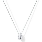 MOXUNLXJ 14K Gold Plated Dainty Pear Pendant Necklace for Women | Tear Pendant Necklaces
