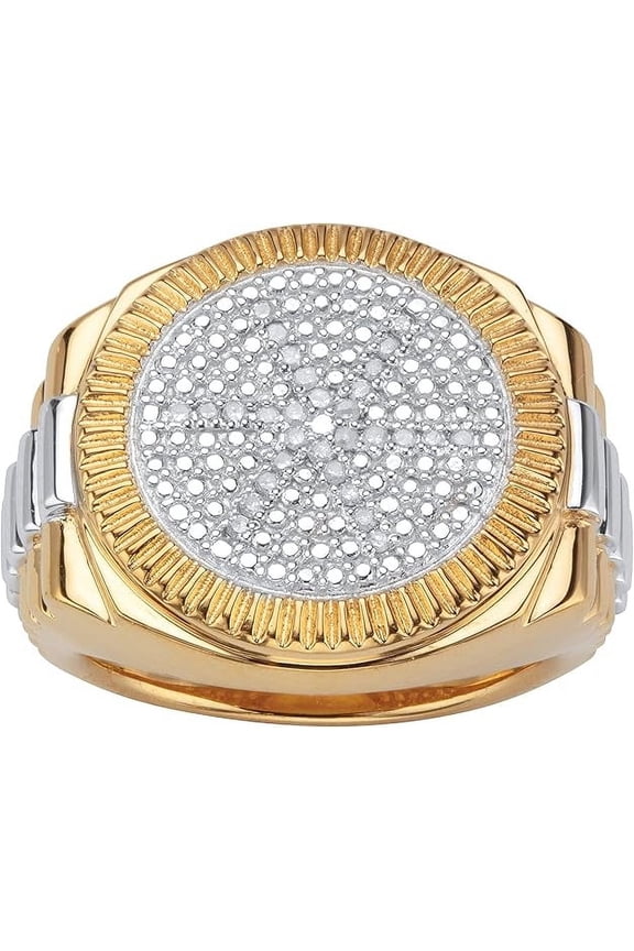 14K Gold Plated Engagement Ring for Women | Oval Wedding Ring | Stylish Faux Engagement Ring