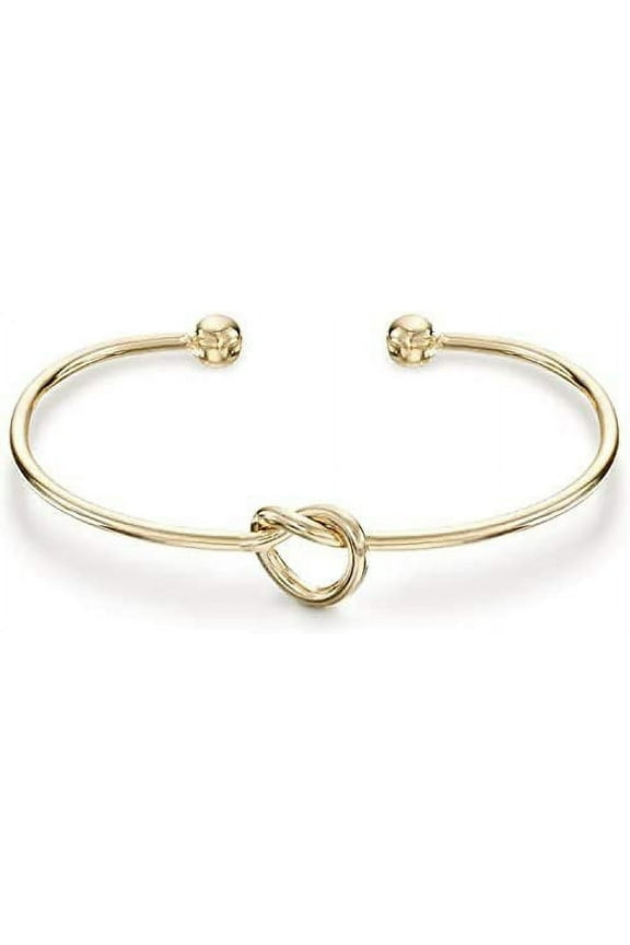 14K Gold Plated Forever Love Knot Infinity Bracelets for Women | Gold Bracelet for Women
