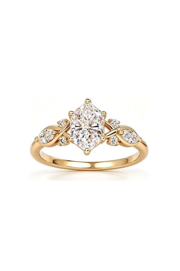 CZ Gold Rings