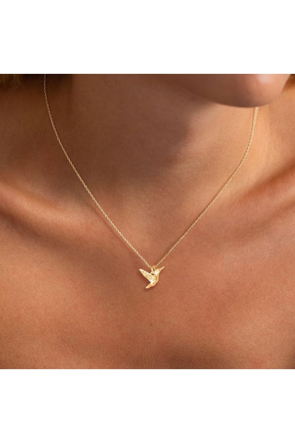14K Gold Plated Necklaces For Women - Dainty Butterfly, Star Of David, Moon And Star, Sun, Lotus, Infinity, Hummingbird, Bee Pendant Designs - Elegant Jewelry For Women[o2276]