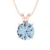 14K Gold Plated Pendant with 16