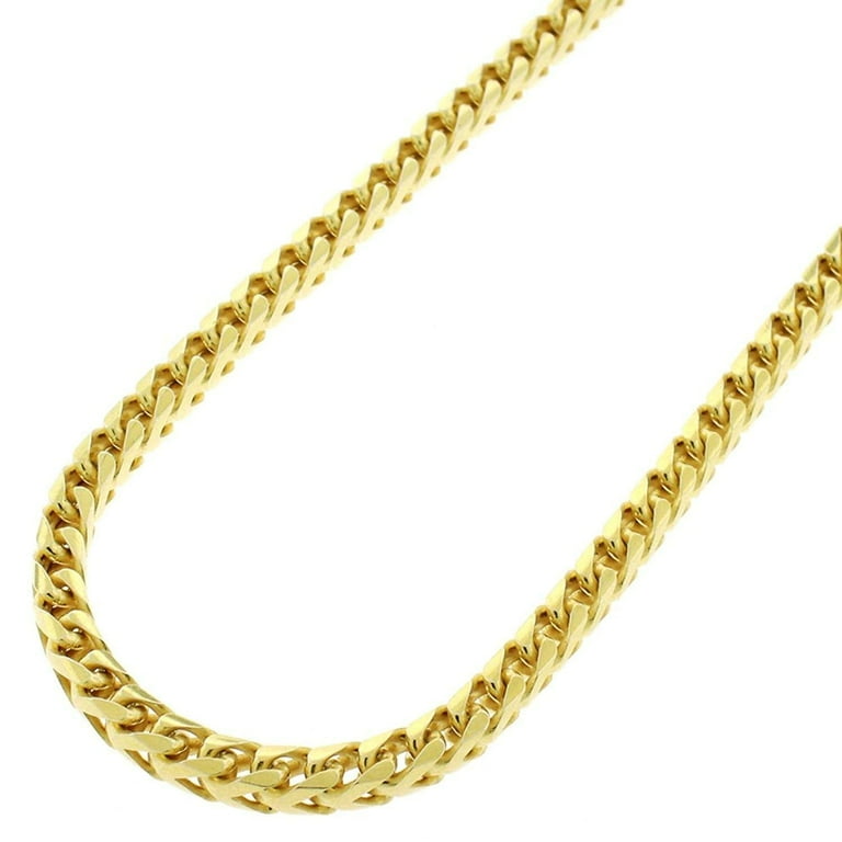 Real gold franco on sale chain