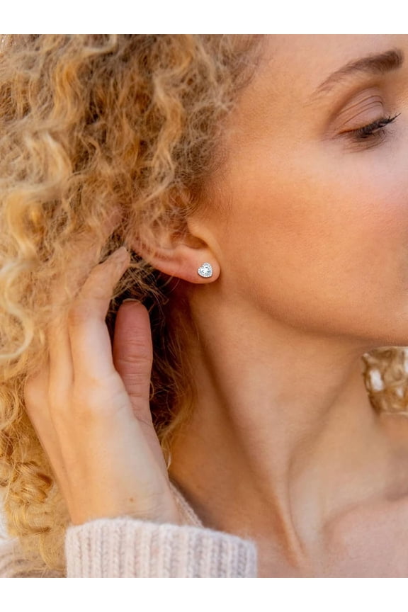 14K Gold Plated Stud Earrings For Women Trendy Hypoallergenic 925 Sterling Silver Post Cartilage Tragus Earring Set For Ltiple Piercing Dainty Cute Small Helix Earrings Stack Jewelry For Men[o1457]