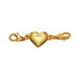 thumbnail image 1 of 14K Gold Plating Heart Necklace Clasps Closures,925 Sterling Silver Double Lobster Clasp Jewelry Clasps for Necklaces Bracelet Extension Chain, 1 of 6