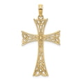 thumbnail image 1 of 14K Polished Celtic Knot Cross Charm K8360, 1 of 3