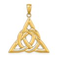 thumbnail image 1 of 14K Gold Polished Large Celtic Trinity Knot Charm, 1 of 4