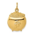 thumbnail image 1 of 14K Gold Pot Of Gold Charm, 1 of 4