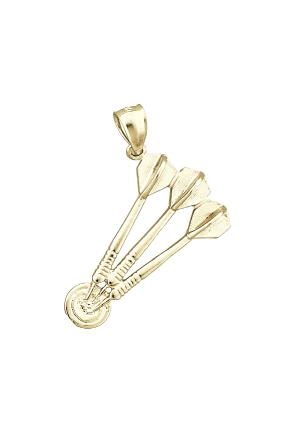 14K Gold Set of Dart Pendant