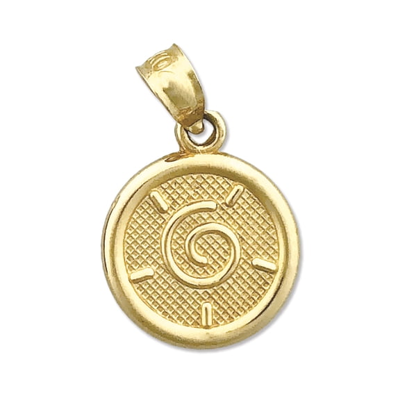 14K Gold Seven Wishes Happiness Charm