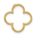 thumbnail image 1 of 14K Gold Small Quatrefoil Design Chain Slide, 1 of 4