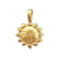 thumbnail image 1 of 14K Gold Smiley Face Sun Charm Slide, 1 of 5