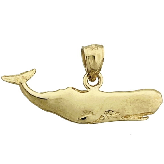 14K Gold Sperm Whale