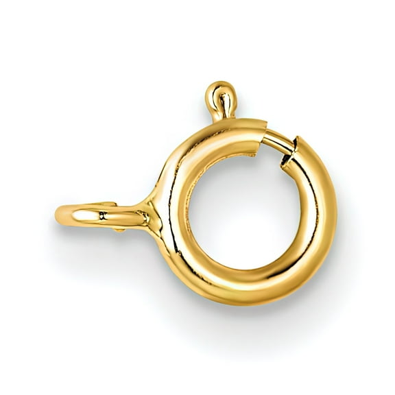 14K Gold Spring Ring Clasp Yg1700