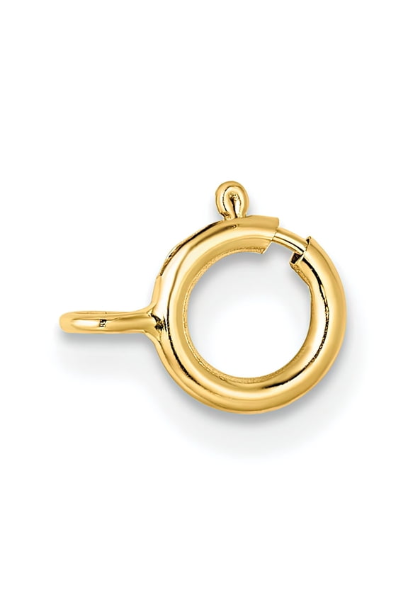 14K Gold Spring Ring Clasp Yg1702