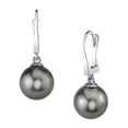 thumbnail image 1 of 14K Gold Tahitian South Sea Cultured Pearl Classic Elegance Earrings, 1 of 7