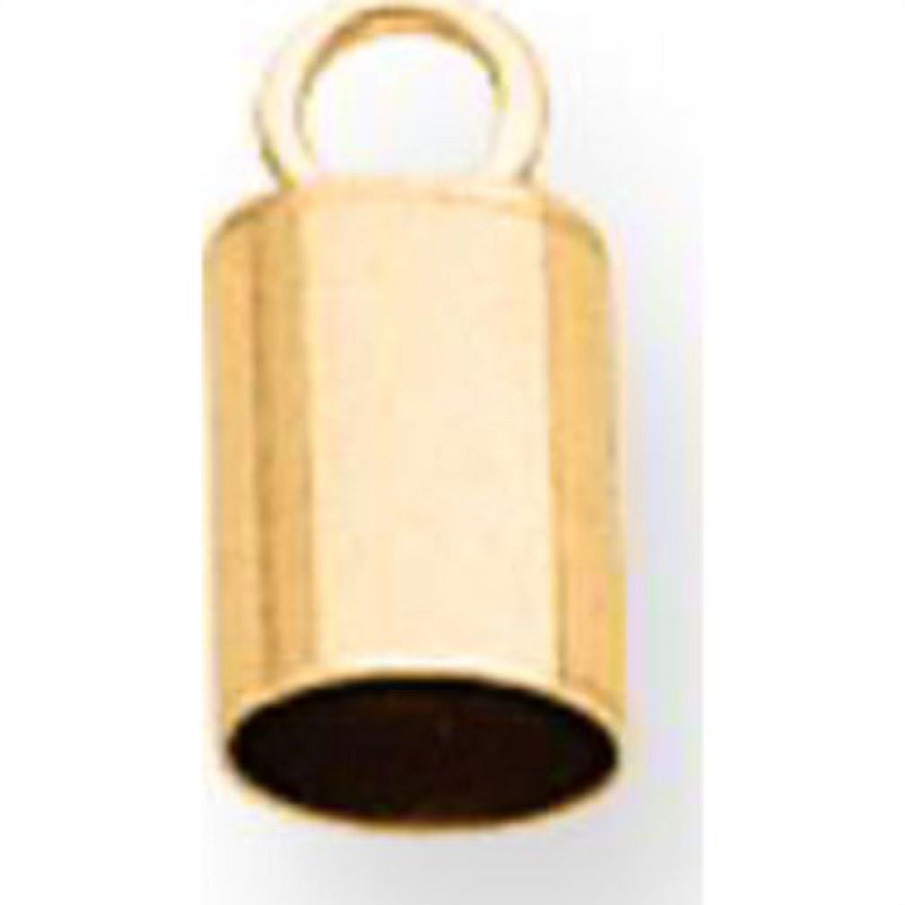 14K Gold Tube End