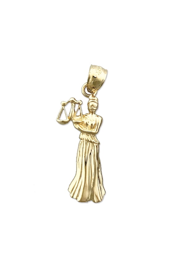 14K Gold Zodiac Libra Charm