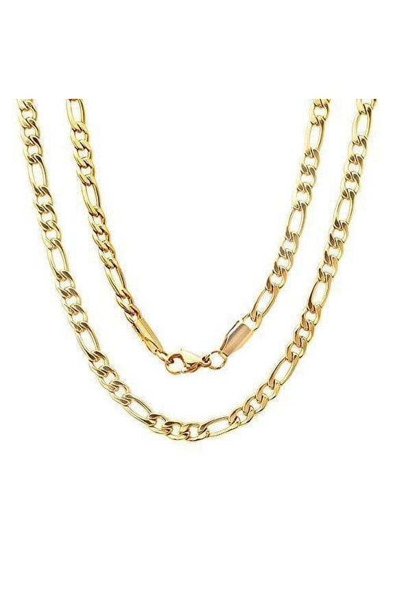 14K Gold filled 3mm Figaro Chain 24"