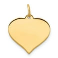 thumbnail image 1 of 14K Heart Disc Charm, 1 of 1