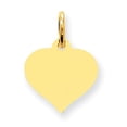thumbnail image 1 of 14K Heart Disc Charm, 1 of 1
