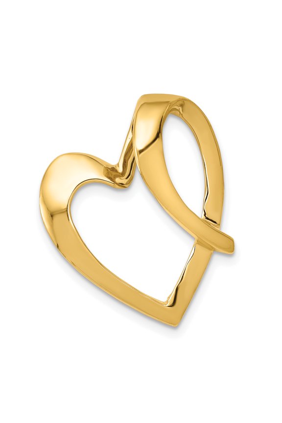 14K Heart Slide