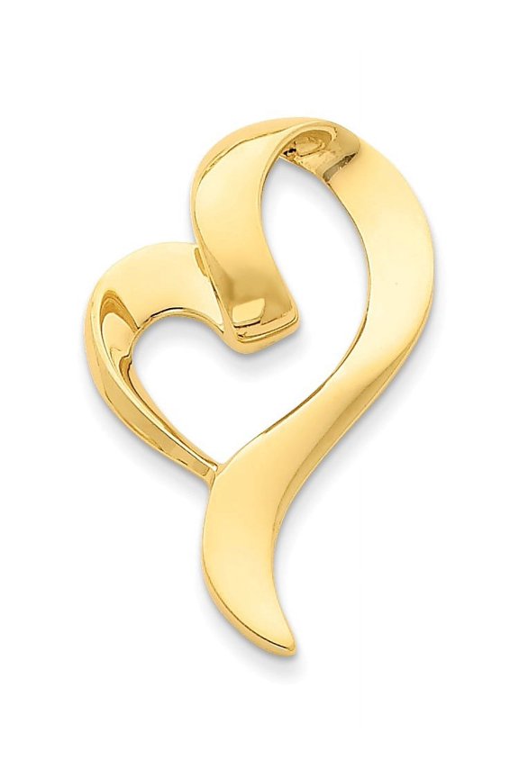 14K Heart Slide