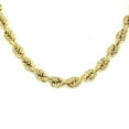 thumbnail image 1 of 14K Hollow Rope Yellow Gold Chain (5, 22"), 1 of 5