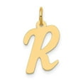 thumbnail image 1 of 14K Medium Script Letter R Initial Charm, 1 of 1