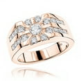thumbnail image 1 of 14K Mens Natural 1.5 Ctw Diamond Dainty Ring (Rose Gold Size 12), 1 of 3