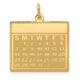thumbnail image 1 of 14K Monday the First Day Calendar Pendant, 1 of 1