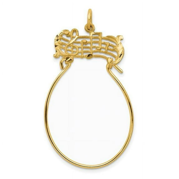 14K Musical Charm Holder
