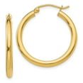 thumbnail image 1 of 14K Polished 2.5mm Tube Hoop Earrings in 14k Yellow Gold, 1 of 3