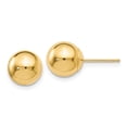 thumbnail image 1 of 14K Polished 8mm Ball Post Earrings, 1 of 2