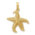thumbnail image 1 of 14K Polished Open-Backed Starfish Pendant, 1 of 1