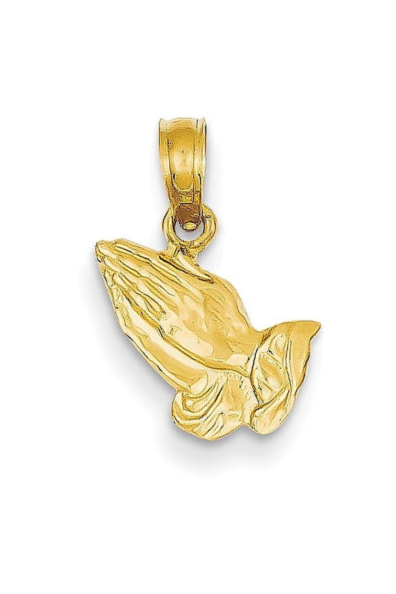 14K Praying Hands Pendant