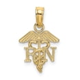 thumbnail image 1 of FJC Finejewelers 14k Yellow Gold Rn Caduceus Charm, 1 of 4