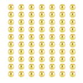 thumbnail image 1 of 14K Rondelle Beads OD 2 mm ID 1 mm Bright Gold Plated Gold Brass Round Beads for DIY Jewelry Craft Making 300 Pcs, 1 of 5