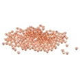 thumbnail image 1 of 14K Rondelle Beads OD 3 mm ID 1.2 mm Rose Gold Plated Gold Brass Round Beads for DIY Jewelry Craft Making 250 Pcs, 1 of 5