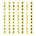 thumbnail image 1 of 14K Rondelle Beads OD 6 mm ID 1.5 mm Bright Gold Plated Gold Brass Round Beads for DIY Jewelry Craft Making 100 Pcs, 1 of 5