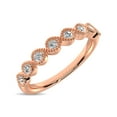 thumbnail image 1 of 14K Rose Gold 1/10 Ct.Tw. Diamond Stackable Band, 1 of 4
