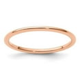 thumbnail image 1 of 14K Rose Gold 1.2 mm Half Round Stackable Band, Size 5, 1 of 1