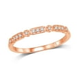 thumbnail image 1 of 14K Rose Gold 1/20 Ct.Tw. Diamond Stackable Band, 1 of 1