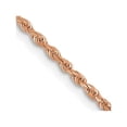 thumbnail image 1 of 14K Rose Gold 1.50 mm Diamond-Cut Rope with Lobster 30 in. Clasp Chain, 1 of 1